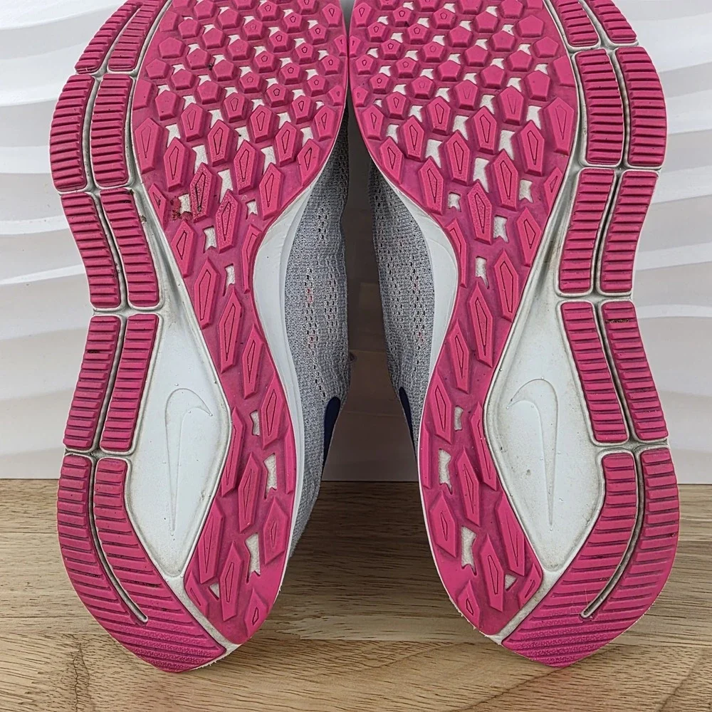 Nike‎ Air Zoom Pegasus 36 Womens 6.5 Wolf Grey Purple Running Shoes CK4473-001